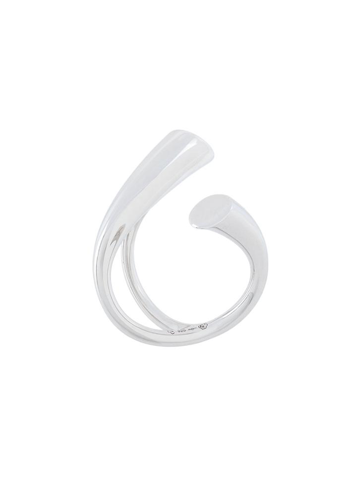 Charlotte Chesnais Simple Palm Ring - Metallic
