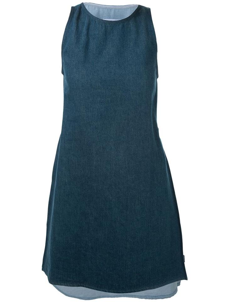 Mm6 Maison Margiela Bicolour Denim Dress