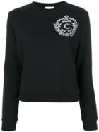 Carven Sequin Appliqué Sweatshirt - Black