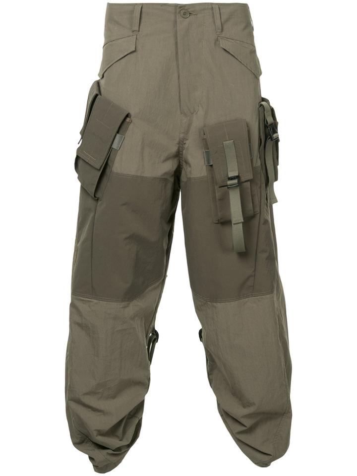 Julius Loose-fit Cargo Trousers - Green