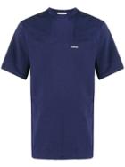 Adish Logo Print T-shirt - Blue