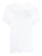 Ermanno Scervino Sheer Panel T-shirt - White