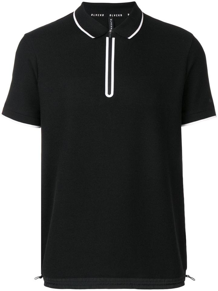 Blackbarrett Half Zip Polo Shirt