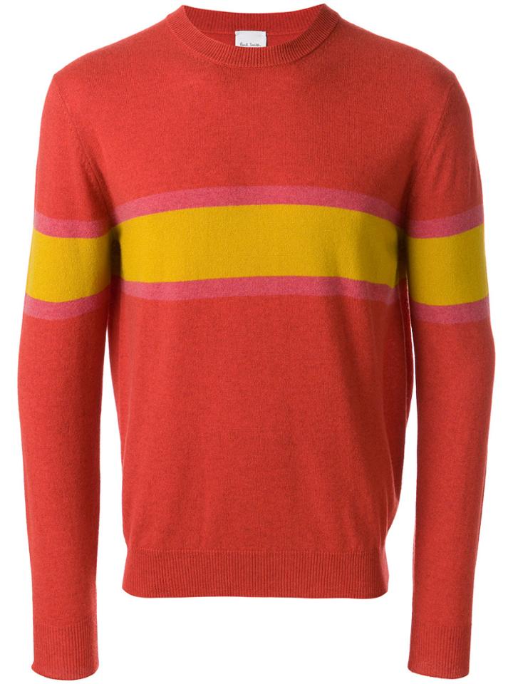 Paul Smith Striped Jumper - Red