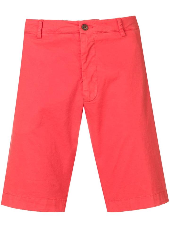 Berwich Classic Bermuda Shorts - Red