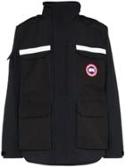 Canada Goose Photojournalist Logo Patch Hooded Jacket - Black