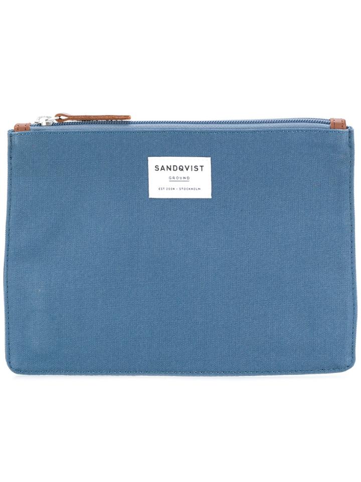 Sandqvist Logo Purse - Blue