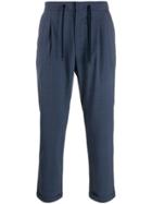 Be Able Cropped Straight-leg Trousers - Blue