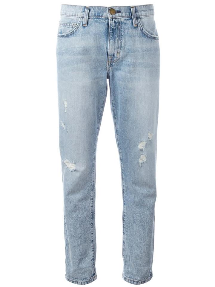 Current/elliott 'sealine' Cropped Jeans, Women's, Size: 28, Blue, Cotton/lyocell