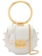 Salar Round Handle Tote - White