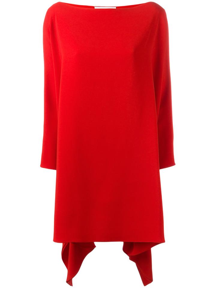 Gianluca Capannolo Off Shoulder Dress, Women's, Size: 38, Red, Viscose