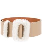 Cityshop Contrast Buckle Belt - Brown