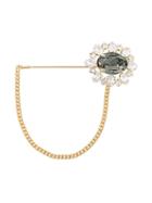 Dolce & Gabbana Crystal Flower Brooch, Women's