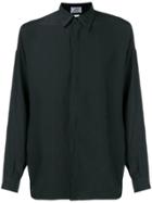 Versace Vintage Concealed Fastening Shirt - Black