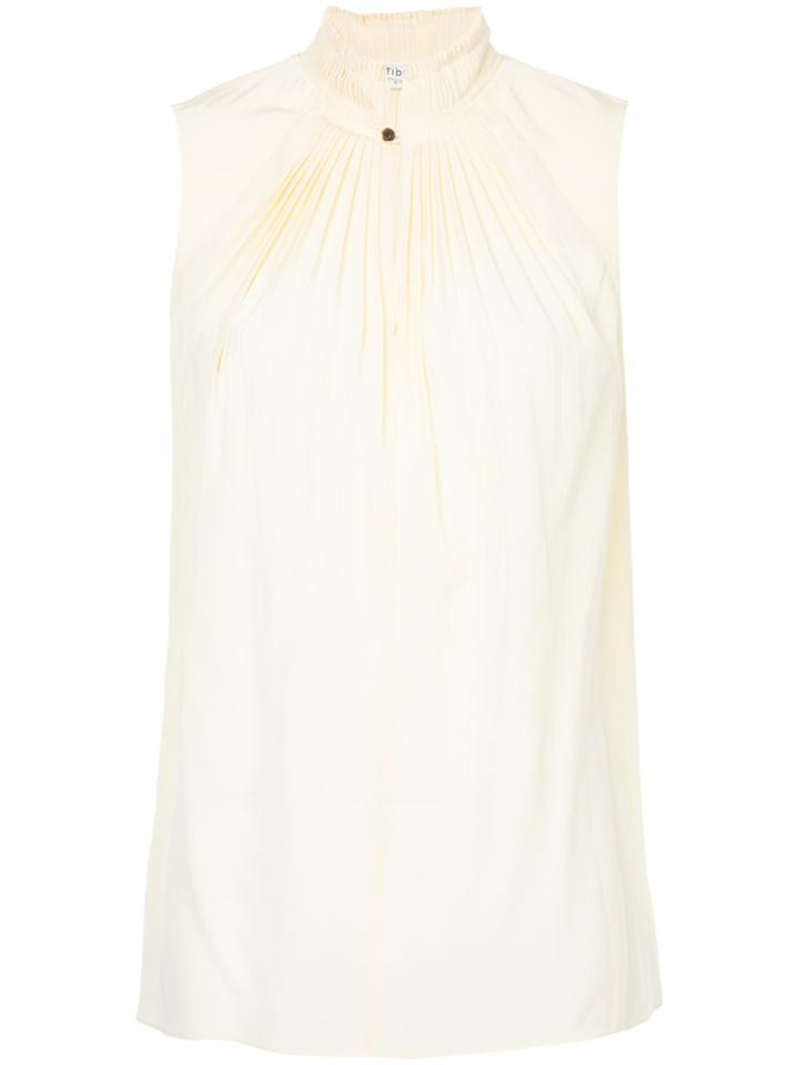 Tibi Sleeveless Blouse - Nude & Neutrals