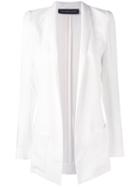 Alexandre Vauthier - Longline Blazer - Women - Polyester - 36, White, Polyester