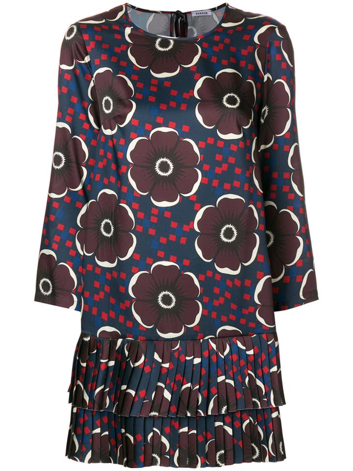 P.a.r.o.s.h. Floral Long-sleeved Dress - Multicolour