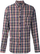 The Elder Statesman Deadstock Flannel Checked Shirt - Blue