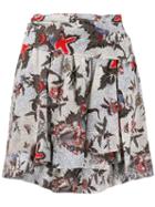 Isabel Marant Printed Mini Skirt - Neutrals