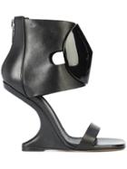 Rick Owens Cantilevered Sandals - Black