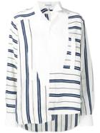 Loewe Contrasting Stripe Shirt - Blue