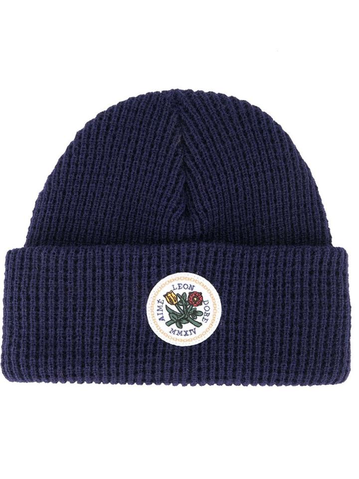 Aimé Leon Dore Logo Beanie - Blue