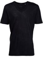 Atm Anthony Thomas Melillo Lightweight V-neck Jersey T-shirt, Men's, Size: Medium, Black, Modal
