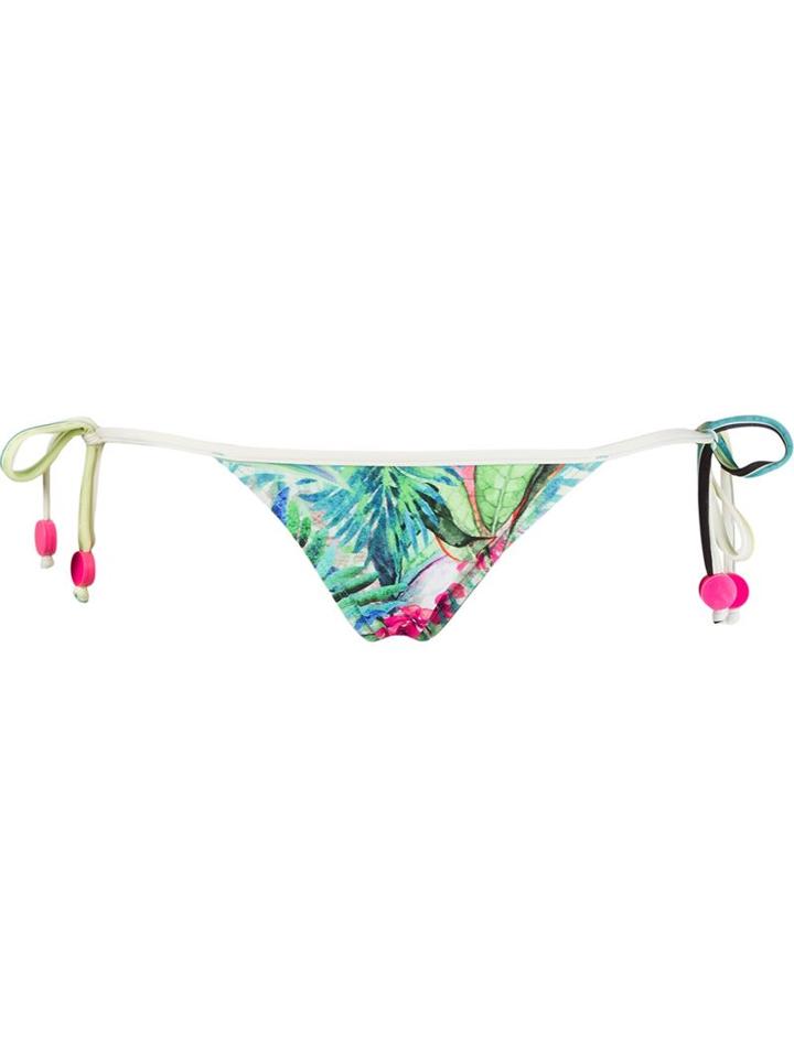 Lygia & Nanny Foliage Print Side-tie Bikini Bottom