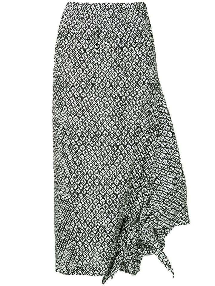 Junya Watanabe Comme Des Garçons Pre-owned Floral Asymmetric Knotted