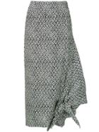Junya Watanabe Comme Des Garçons Pre-owned Floral Asymmetric Knotted