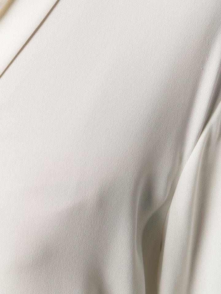 Valentino Tie-front Blouse - White
