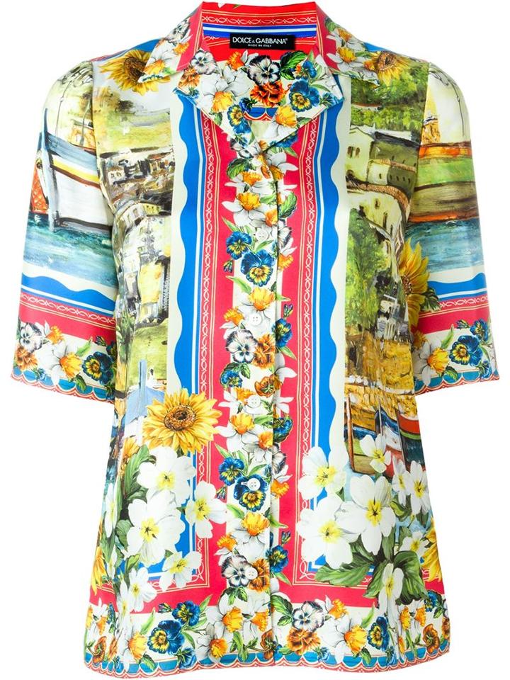 Dolce & Gabbana Printed Shortsleeved Shirt