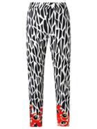 Isolda Printed Straight Trousers - Multicolour