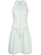 Chanel Vintage Cc Logos Sleeveless One Piece - Blue