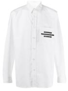 Burberry Contrast Logo Shirt - White