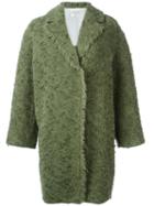 Forte Forte Oversized Boucle Coat, Women's, Size: I, Green, Silk/polyamide/alpaca/polyamide