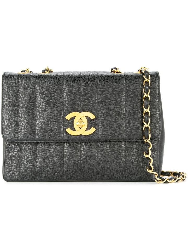 Chanel Pre-owned Chanel Mademoiselle Jumbo Xl Chain Shoulder Bag -