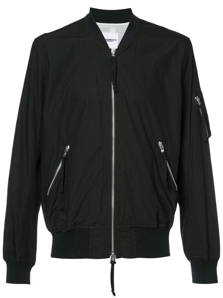 The Soloist - Bomber Jacket - Men - Cotton/acetate - 52, Black, Cotton/acetate