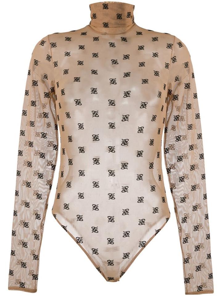 Fendi High Collar Body - Brown