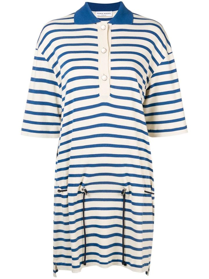 Sonia Rykiel Polo T-shirt Dress - White