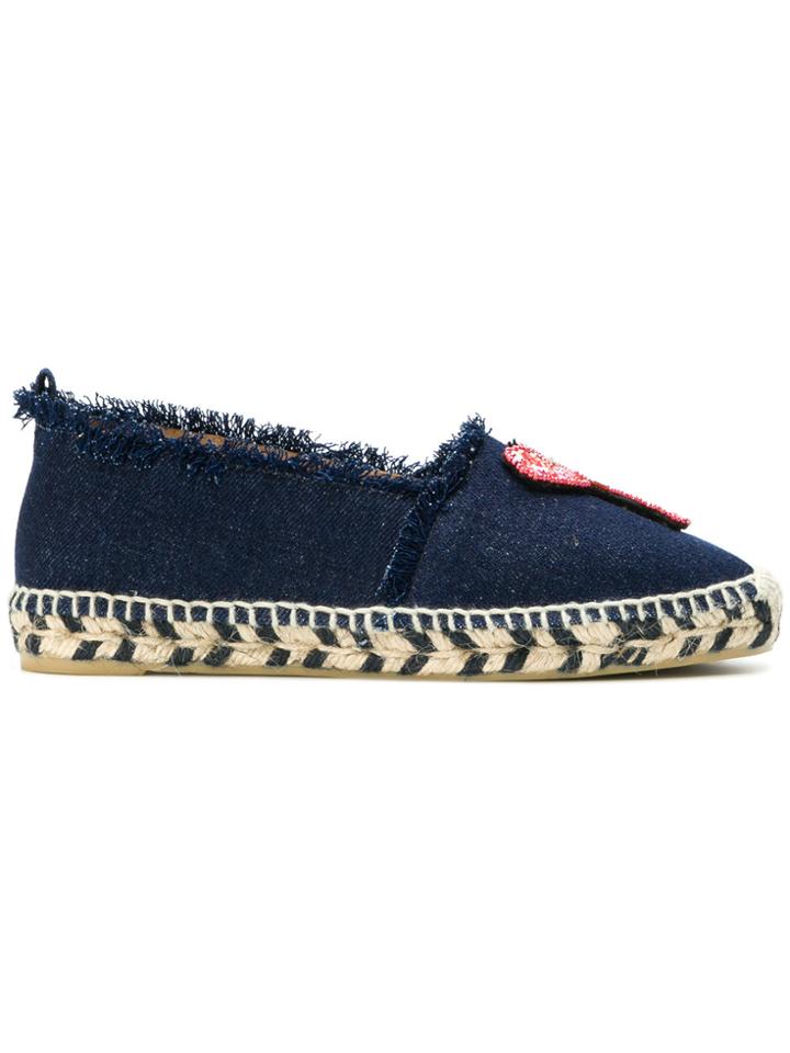 Castañer Kenda Lobster Denim Espadrilles - Blue