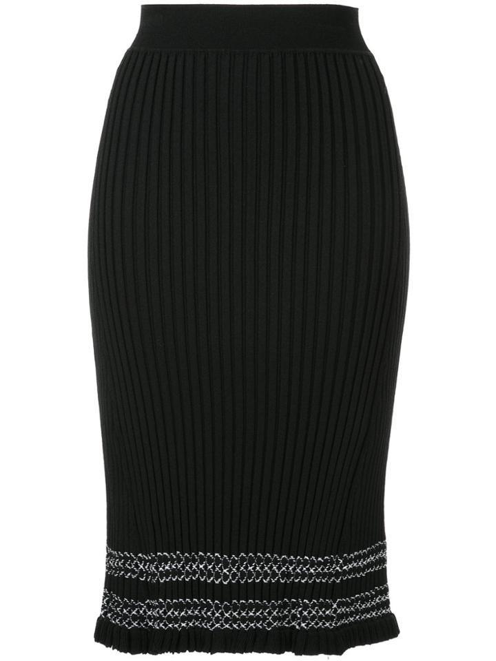 Altuzarra Ribbed Pencil Skirt - Black