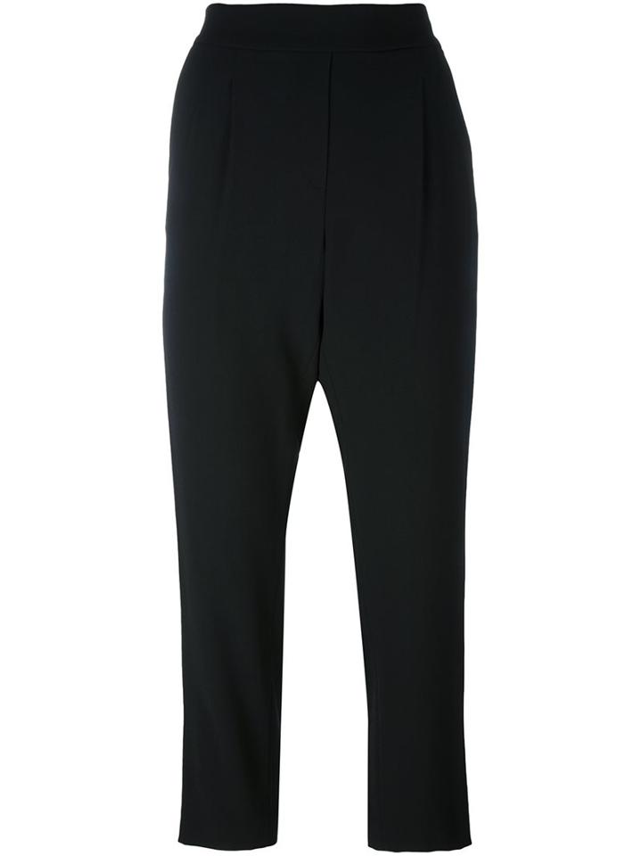 Steffen Schraut Loose-fit Cropped Trousers, Women's, Size: 36, Black, Polyester