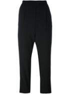 Steffen Schraut Loose-fit Cropped Trousers, Women's, Size: 36, Black, Polyester