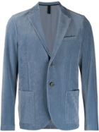 Harris Wharf London Corduroy Blazer - Blue