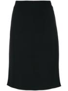 Armani Collezioni Classic Pencil Skirt - Black
