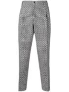 Etro - Baggy 'manhattan' Trousers - Men - Cotton/linen/flax - 50, Blue, Cotton/linen/flax