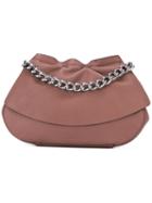 Jil Sander - 'ridge' Shoulder Bag - Women - Leather - One Size, Pink/purple, Leather