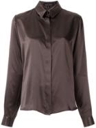 Gloria Coelho Silk Shirt - Brown