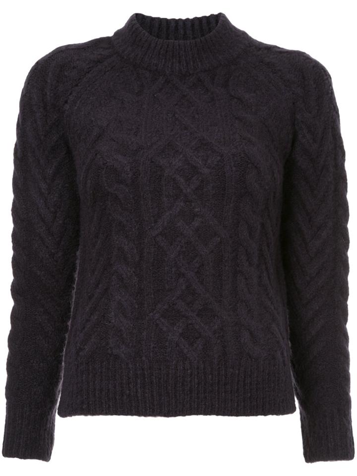 Guild Prime Cable Knit Jumper - Blue
